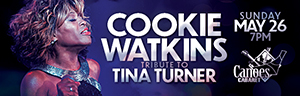 Come in to Tulalip Resort Casino to experience Cookie Watkins: Tribute to Tina Turner playing live in Canoes Cabaret!